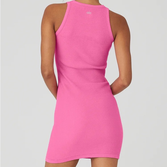 Alo Seamless Ribbed Warm Nights Dress - Picture 6 of 7